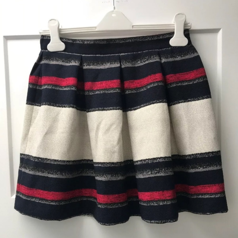 Zara Basic Women’s Full Skirt Color Block Stripe S